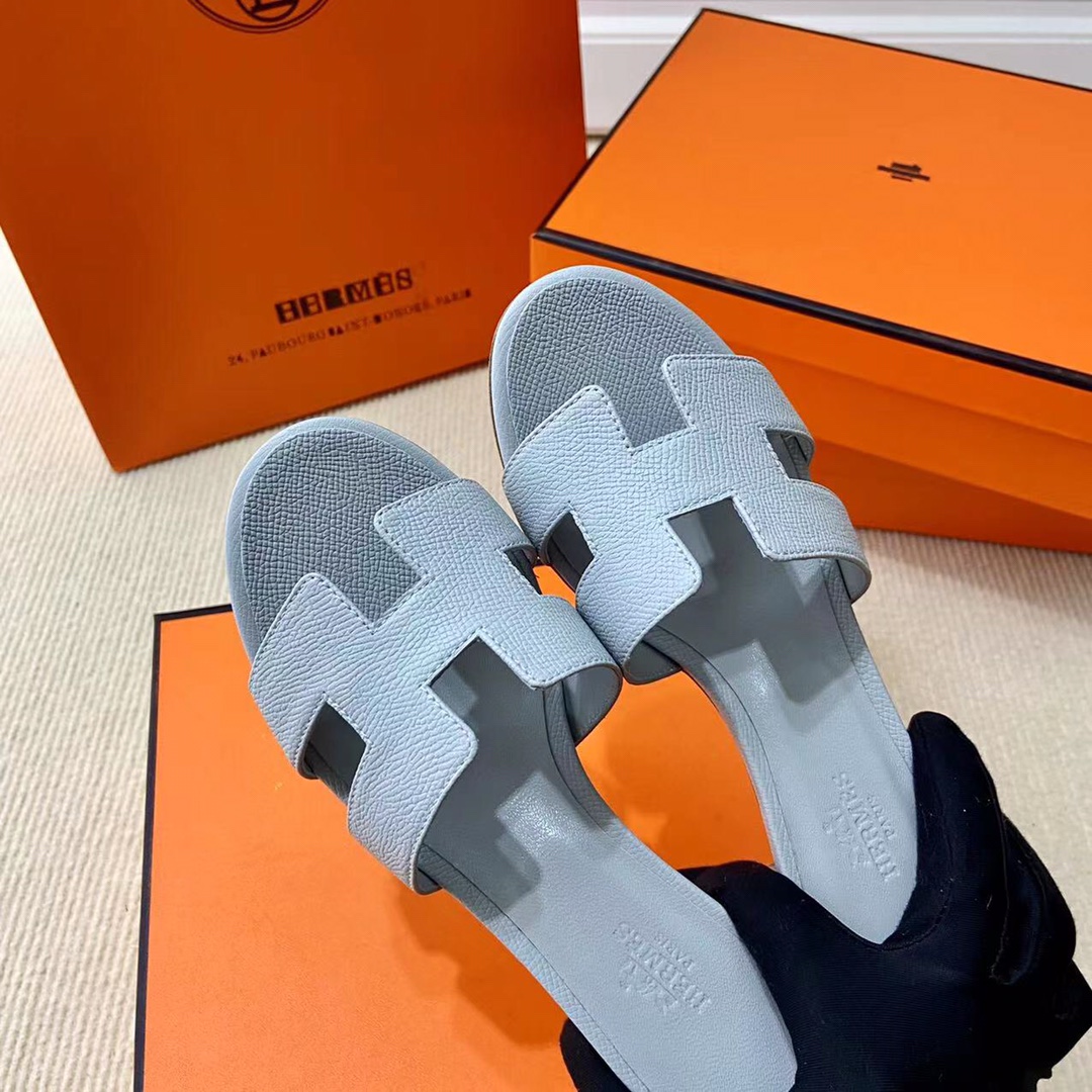 에르메스 올수공 오아시스 슬리퍼 샌들 앱송 24